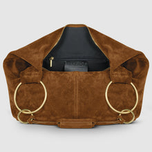 Cargar imagen en el visor de la galería, Italian Genuine Suede Hobo Bag | Belluno
