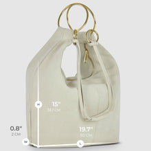 Cargar imagen en el visor de la galería, Italian Genuine Suede Hobo Bag | Belluno
