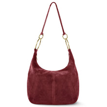 Cargar imagen en el visor de la galería, Italian Genuine Suede Hobo Bag | Belluno
