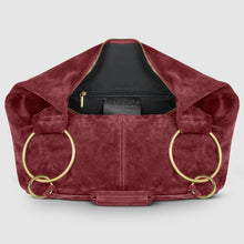 Cargar imagen en el visor de la galería, Italian Genuine Suede Hobo Bag | Belluno
