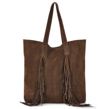 Load image into Gallery viewer, Italian Genuine Suede Tote Bag | Como
