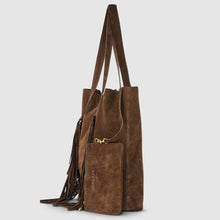 Load image into Gallery viewer, Italian Genuine Suede Tote Bag | Como
