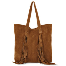 Load image into Gallery viewer, Italian Genuine Suede Tote Bag | Como
