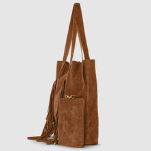 Load image into Gallery viewer, Italian Genuine Suede Tote Bag | Como
