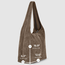 Charger l'image dans la galerie, Italian Genuine Suede Hobo Bag | Palermo
