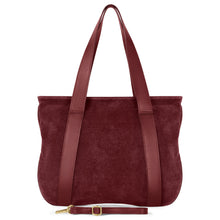 Load image into Gallery viewer, Italian Genuine Suede &amp; Full-Grain Leather Tote Bag | Varese
