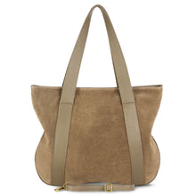 Load image into Gallery viewer, Italian Genuine Suede &amp; Full-Grain Leather Tote Bag | Varese
