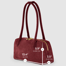 Load image into Gallery viewer, Italian Genuine Suede Shoulder Bag | Pavia
