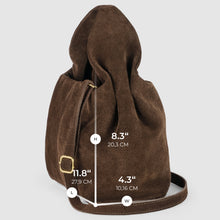 Cargar imagen en el visor de la galería, Italian Genuine Suede Shoulder Bag | Ferrara
