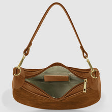 Charger l'image dans la galerie, Italian Genuine Suede &amp; Full-Grain Leather Shoulder Bag | Arezzo
