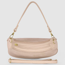 Charger l'image dans la galerie, Italian Genuine Suede &amp; Full-Grain Leather Shoulder Bag | Arezzo
