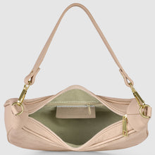 Charger l'image dans la galerie, Italian Genuine Suede &amp; Full-Grain Leather Shoulder Bag | Arezzo
