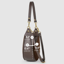 Charger l'image dans la galerie, Italian Genuine Suede &amp; Full-Grain Leather Shoulder Bag | Arezzo
