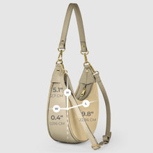 Charger l'image dans la galerie, Italian Genuine Suede &amp; Full-Grain Leather Shoulder Bag | Arezzo
