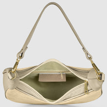 Charger l'image dans la galerie, Italian Genuine Suede &amp; Full-Grain Leather Shoulder Bag | Arezzo
