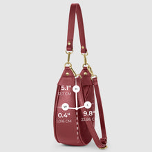 Charger l'image dans la galerie, Italian Genuine Suede &amp; Full-Grain Leather Shoulder Bag | Arezzo
