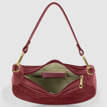 Charger l'image dans la galerie, Italian Genuine Suede &amp; Full-Grain Leather Shoulder Bag | Arezzo
