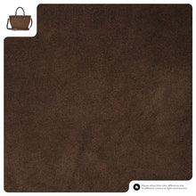 Cargar imagen en el visor de la galería, Italian Genuine Suede &amp; Full-Grain Leather Top-Handle Bag | Alba
