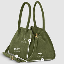 Load image into Gallery viewer, Italian Genuine Suede Top-Handle Bag | Novara
