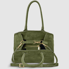 Load image into Gallery viewer, Italian Genuine Suede Top-Handle Bag | Novara

