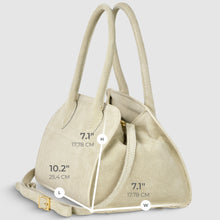 Load image into Gallery viewer, Italian Genuine Suede Top-Handle Bag | Novara
