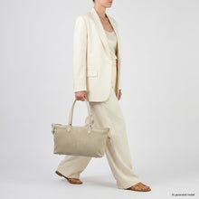 Charger l'image dans la galerie, Italian Genuine Suede &amp; Full-Grain Leather Tote Bag | Bologna
