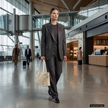 Charger l'image dans la galerie, Italian Genuine Suede &amp; Full-Grain Leather Tote Bag | Bologna

