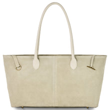 Charger l'image dans la galerie, Italian Genuine Suede &amp; Full-Grain Leather Tote Bag | Bologna
