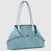 Charger l'image dans la galerie, Italian Genuine Suede &amp; Full-Grain Leather Tote Bag | Bologna
