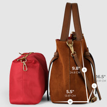 Charger l'image dans la galerie, Italian Genuine Suede Tote Bag | Rovigo
