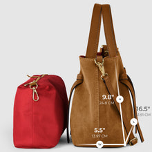 Charger l'image dans la galerie, Italian Genuine Suede Tote Bag | Rovigo
