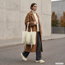 Load image into Gallery viewer, Italian Genuine Suede Tote Bag | Como
