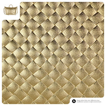 Cargar imagen en el visor de la galería, Italian Genuine Woven-Embossed Metallic Suede Top-Handle Bag | Urbino
