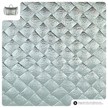 Cargar imagen en el visor de la galería, Italian Genuine Woven-Embossed Metallic Suede Top-Handle Bag | Urbino
