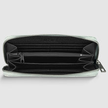 Load image into Gallery viewer, Italian Genuine Woven-Embossed Metallic Suede Wallet | Trento
