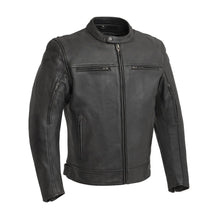 Charger l'image dans la galerie, Men's Racer Motorcycle Leather Jacket
