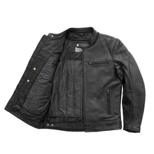 Charger l'image dans la galerie, Men's Racer Motorcycle Leather Jacket
