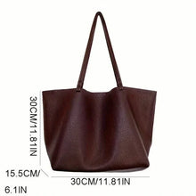 Cargar imagen en el visor de la galería, Women's Large Totes PU Leather Shoulder Bag Soft Purse Hobo Handbag Casual Top Handle Bag For Travel Work
