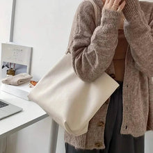 Cargar imagen en el visor de la galería, Women's Large Totes PU Leather Shoulder Bag Soft Purse Hobo Handbag Casual Top Handle Bag For Travel Work
