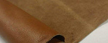 Charger l&#39;image dans la galerie, Brown leather hide with chrome tanned finish, 8x11 inches, ideal for soft leather garments and accessories.
