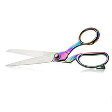 Load image into Gallery viewer, eZthings heavy duty scissors with colorful finish, ideal for cutting arts, craft fabrics, and upholstery projects.

