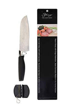 Load image into Gallery viewer, eZthings 12&quot; Chef&#39;s Knife with ergonomic handle and free sharpener, featuring razor-sharp edge and stain-corrosion resistance.
