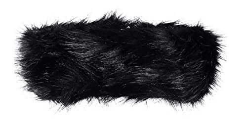 REED faux mink fur Russian style winter head-wear, ideal for cold weather and ski vacations, shown on white background