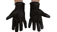 Load image into Gallery viewer, Reed men&#39;s genuine leather driving gloves, touchscreen compatible, warm lined for cold weather; displayed on hands.
