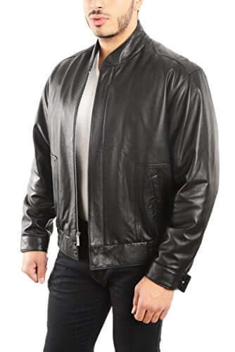 REED Men's Lambskin Leather Jacket | Premium Quality