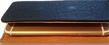 Load image into Gallery viewer, Reed Designer Cell Phone Belt Clip Case Holster Pouch with a gold iPhone partially visible, showcasing protection and style.
