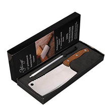 Load image into Gallery viewer, eZthings Heavy Duty Cutting Cleaver in packaging, stain and corrosion-resistant, ideal for professional kitchen use.
