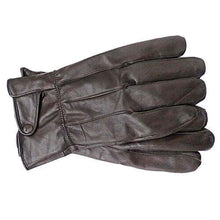 Load image into Gallery viewer, Reed Men&#39;s leather driving gloves with touchscreen compatibility and Thinsulate lining, ideal for cold weather.
