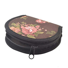 Load image into Gallery viewer, eZthings floral zipper pouch from DIY sewing set, perfect for organizing arts and crafts supplies, travel, and home projects.
