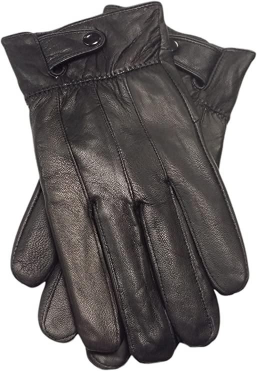 Black Leather Gloves